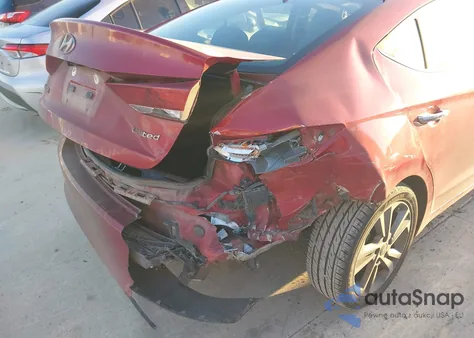 2017 Hyundai Elantra Limited из США, поврежденный, VIN KMHD84LF1HU339352